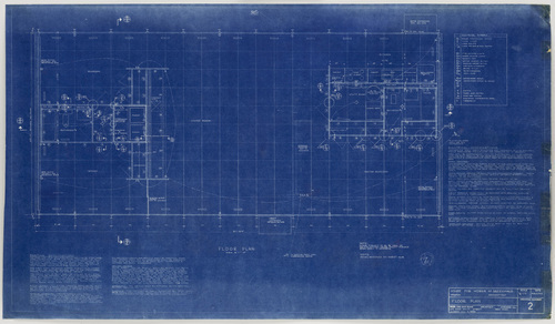 Ludwig Mies van der Rohe. Morris Greenwald House, Weston, Connecticut, Floor plan