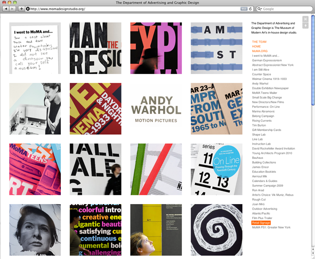 | Show-offs: A New Portfolio Website for MoMA's Design Studio