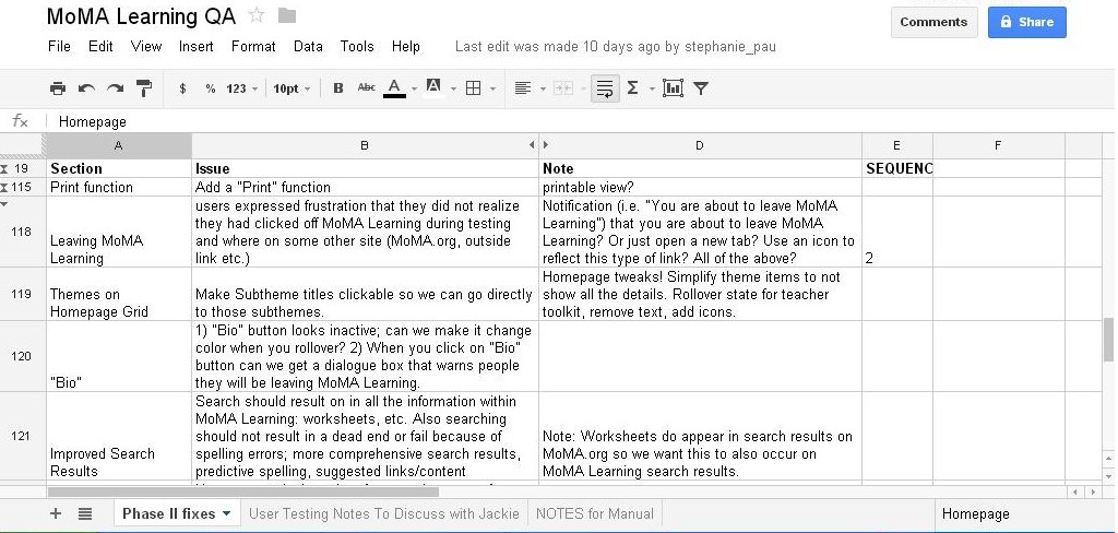 MoMA | MoMA Learning – Evolving to Meet the Needs of its Users