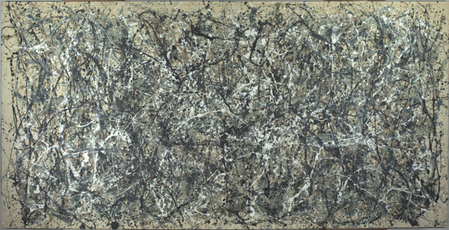 Jackson Pollock. One: Number 31, 1950. Oil and enamel paint on canvas. Sidney and Harriet Janis Collection Fund (by exchange). © 2013 Pollock-Krasner Foundation / Artists Rights Society (ARS), New York