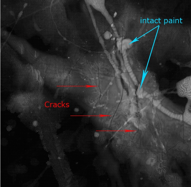 X-radiograph of Pollock's One