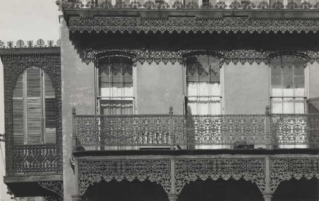Walker Evans. House in New Orleans. 1935. Gelatin silver print. 3 5/16 x 5 5/16" (8.5 x 13.5 cm). Anonymous Fund