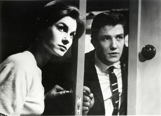 Shirley Anne Field and Albert Finney in Saturday Night and Sunday Morning.1960. Great Britain. Directed by Karel Reisz