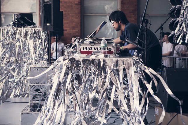 CONFETTISYSTEM stage set design for Warm Up 2013 at MoMA PS1. Photo: Charles Roussel