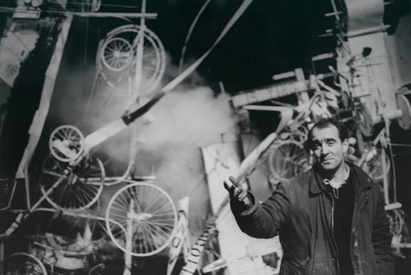 Homage to New York: a Self-Constructing & Self-Destroying Work of Art Conceived and Built by Jean Tinguely. Exhibition Date: March 17, 1960. Photographer: David Gahr