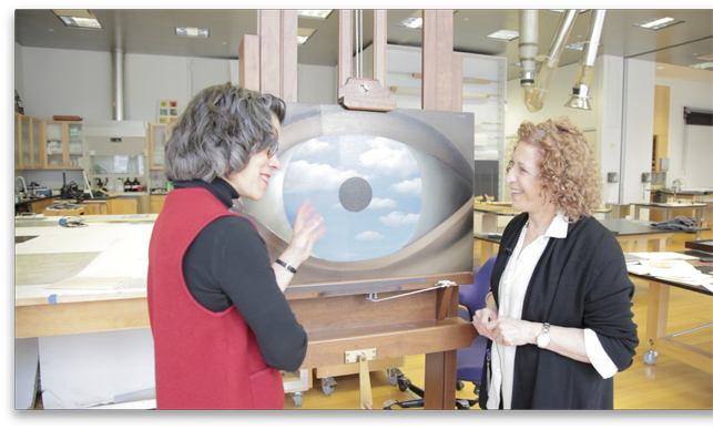 Curator Anne Umland and Conservator Anny Aviram discuss René Magritte’s The False Mirror