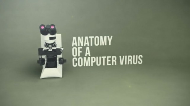 Patrick Clair. Stuxnet: Anatomy of a Virus. 2011. Motion Graphics, video, 3:21 min. Co-produced by Australian Broadcasting Corporation and Zapruder's Other Film. Courtesy of the artist