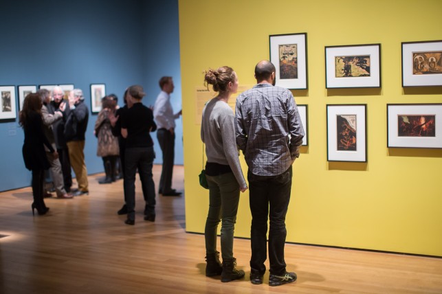 Installation view, Gauguin Metamorphoses at The Museum of Modern Art, Photo: Scott Rudd