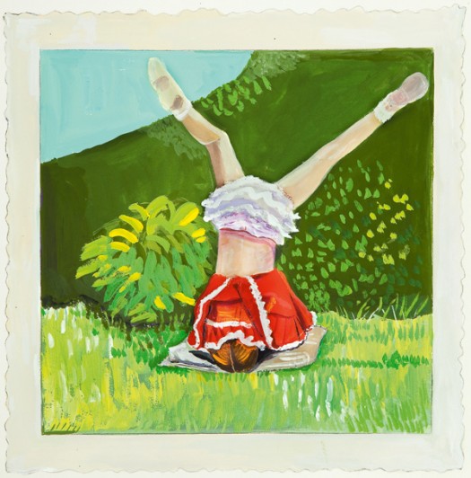 Illustration from Girls Standing on Lawns by Maira Kalman
