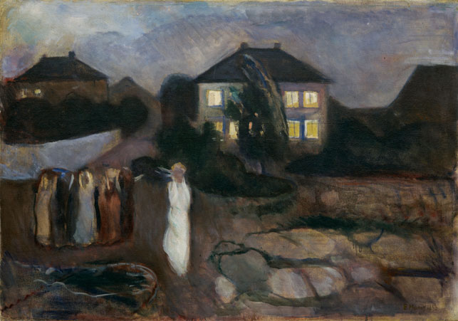 1893. Oil on canvas, 36 1/8 x 51 1/2" (91.8 x 130.8 cm). Gift of Mr. and Mrs. H. Irgens Larsen and acquired through the Lillie P. Bliss and Abby Aldrich Rockefeller Funds. © 2014 The Munch Museum/The Munch-Ellingsen Group/Artists Rights Society (ARS), New York