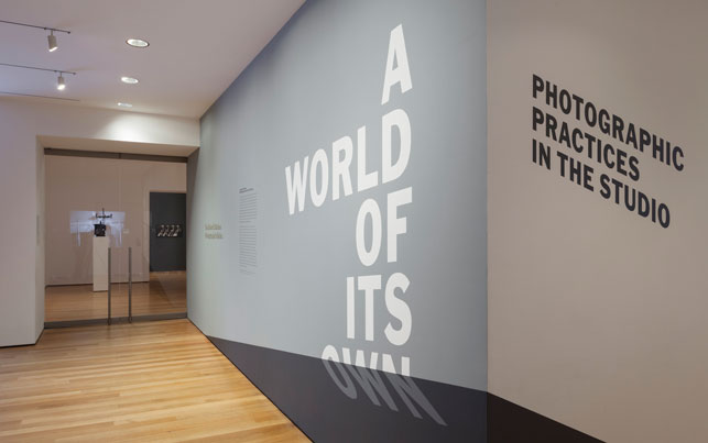 Installation view of <i>A World of Its Own: Photographic Practices in the Studio</i>, The Museum of Modern Art, February 8–October 5, 2014