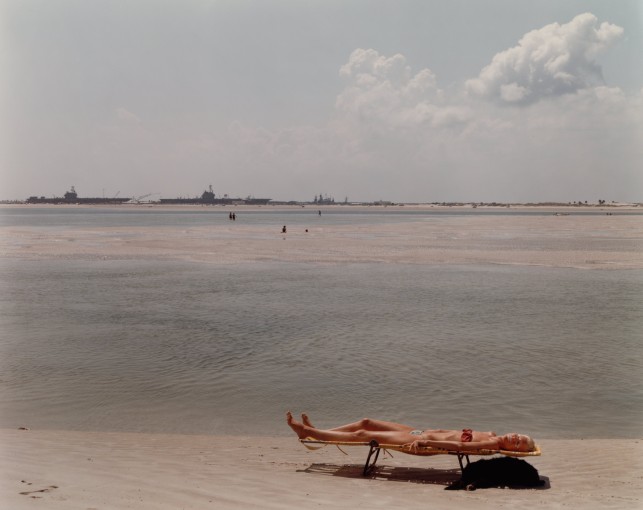 Joel Sternfeld. Little Talbot Beach, Florida. 1980. Chromogenic color print, 13 9/16 x 16 15/16" (34.5 x 43.1 cm). The Museum of Modern Art, New York. Gift of Beth Goldberg Nash and Joshua Nash. © 2014 Joel Sternfeld