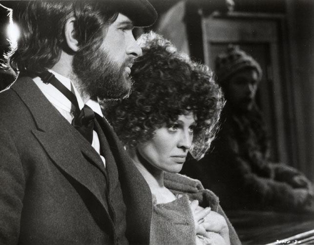 Warren Beatty and Julie Christie in McCabe & Mrs. Miller. 1971. USA. Directed by Robert Altman