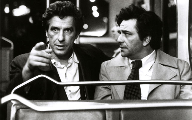 John Cassavetes (left) with Peter Falk in Mikey and Nicky. 1976. USA. Written and directed by Elaine May