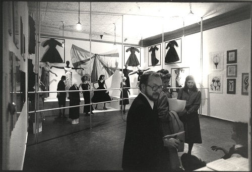 Installation view of the MoMA PS1 exhibition, Fashion (Fall 1981): Homer Layne's Collection of Charles James Fashions (October 18–December 13, 1981). Photographer unknown. MoMA PS1 Archives, I.A.631.