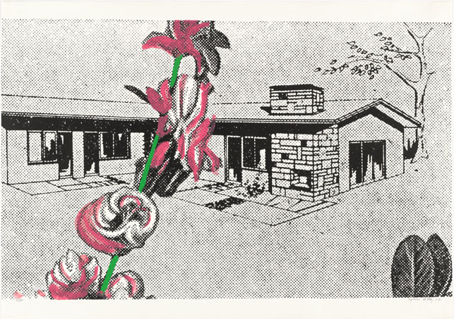 Sigmar Polke. Weekend House (Wochenendhaus) from Graphics of Capitalist Realism (Grafik des Kapitalistischen Realismus). 1967