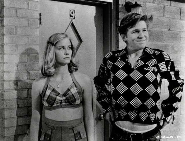Cybill Shepherd and Jeff Bridges in The Last Picture Show. 1971. USA. Directed by Peter Bogdanovich