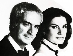 Massimo and Lella Vignelli.  Photograph by Barry McKinley. Courtesy AIGA 