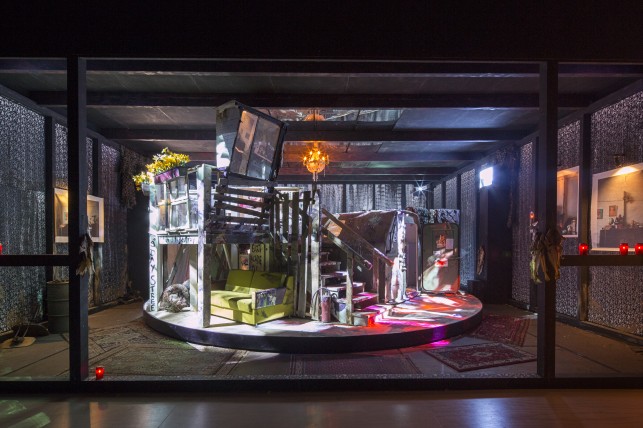 Christoph Schlingensief, The Animatograph. 2005. Installation view in Christoph Schlingensief at MoMA PS1, 2014. © 2014 MoMA PS1. Photo: Matthew Septimus