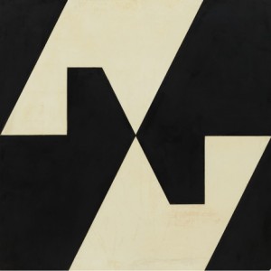 Lygia Clark. Planos em superfície modulada, no 4. 1957.  Formica and industrial paint on wood, 39 1/4 x 39 1/4" (99.7 x 99.7 cm).  The Museum of Modern Art, New York. Gift of Patricia Phelps de Cisneros through the Latin American and Caribbean Fund in honor of Kathy Fuld. Courtesy of World of Lygia Clark Cultural Association. Photo: © Thomas Griesel