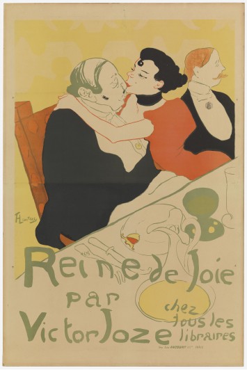 Henri de Toulouse-Lautrec. Reine de joie (Queen of Joy). 1892. Lithograph, sheet: 59 7/16 x 39 7/16 in. (151 x 100.1 cm) The Museum of Modern Art, New York. Gift of Mr. and Mrs. Richard Rodgers