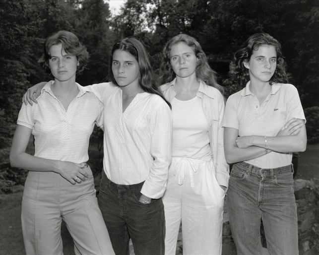 Nicholas Nixon. The Brown Sisters, New Canaan, Connecticut. 1975. The Museum of Modern Art, New York. Gift of the artist. © 2014 Nicholas Nixon