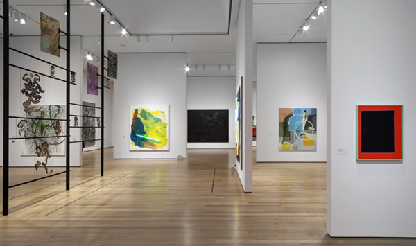 Installation view of The Forever Now: Contemporary Painting in an Atemporal World, December 14, 2014–April 5, 2015. © 2014 The Museum of Modern Art. Photo: John Wronn