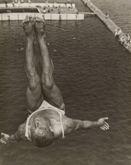 Aleksandr Rodchenko. Dive (Pryzhok v vodu). 1934. Gelatin silver print, 11 11/16 x 9 3/8" (29.7 x 23.8 cm). The Museum of Modern Art, New York. Thomas Walther Collection. Gift of Shirley C. Burden, by exchange