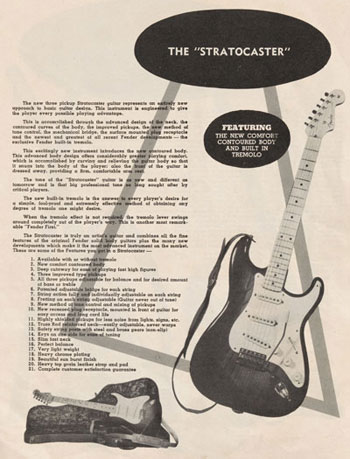 1954 Fender Musical Instruments catalog. Courtesy Lark Street Music
