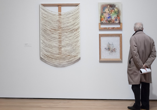 Installation view of The Forever Now: Contemporary Painting in an Atemporal World,  The Museum of Modern Art, December 14, 2014–April 5, 2015. Photo: John Wronn © 2015 The Museum of Modern Art