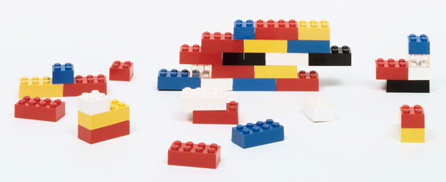 Godfried Kirk Christiansen, LEGO Group. LEGO building bricks. 1954–58. ABS plastic