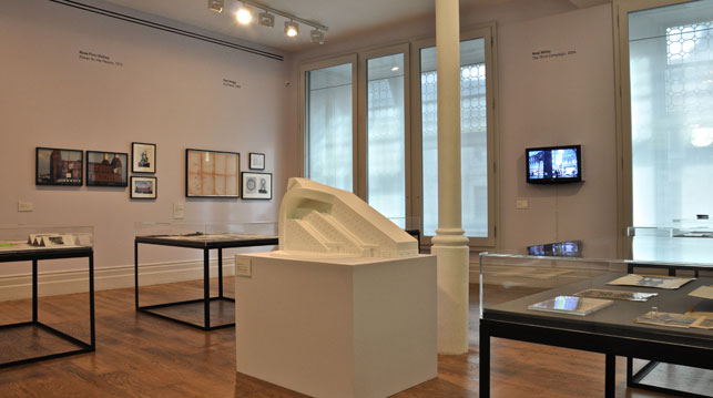 Installation view of the Sculptors Papers from the Henry Moore Institute Archive exhibition, Pat Matthews Gallery, Whitechapel Gallery, September 23, 2014–April 12, 2015. Courtesy Whitechapel Gallery, Whitechapel Gallery Archive