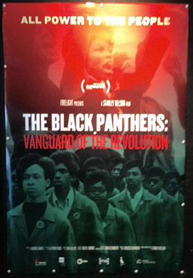 Poster for The Black Panthers: Vanguard of the Revolution at the 58th San Francisco International Film Festival. Photo: Kerri Kearse