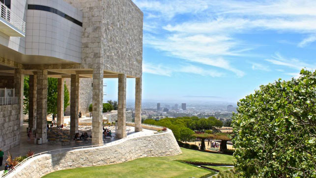 The view from The Getty, Los Angeles. Photo: Kerri Kearse 