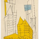Lyonel Feininger. Bauhaus Ausstellung Weimar Juli–Sept, 1923, Karte 1. 1923. Lithograph, 5 7/8 × 3 15/16" (15 × 10 cm). Committee on Architecture and Design Funds. Photo: John Wronn