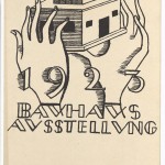 Gerhard Marcks. Bauhaus Ausstellung Weimar Juli–Sept, 1923, Karte 6. 1923. Lithograph, 5 7/8 × 3 15/16" (15 × 10 cm). Committee on Architecture and Design Funds. Photo: John Wronn