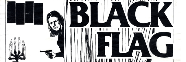 Raymond Pettibon, flyer for Black Flag show