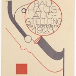 Oskar Schlemmer. Bauhaus Ausstellung Weimar Juli–Sept, 1923, Karte 8. 1923. Lithograph, 5 7/8 × 3 15/16" (15 × 10 cm). Committee on Architecture and Design Funds. Photo: John Wronn