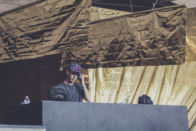 Tiga, MoMA PS1 Warm Up, Saturday, August 1, 2015. Photo: Charles Roussel