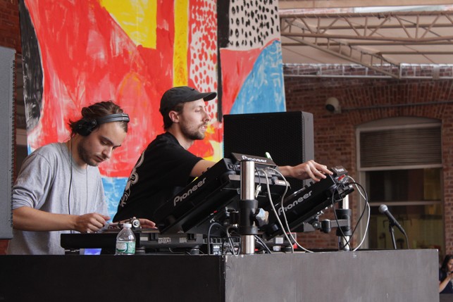 Hashman Deejay b2b Pender Street Steppers, MoMA PS1 Warm Up, Saturday, August 22, 2015. Photo: Mark Cole