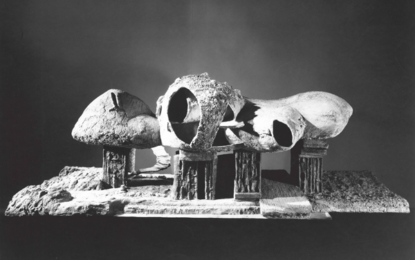 Frederick Kiesler. Endless House. Project 1950–60; model 1958. Gelatin silver print, 8 x 10" (25.4 x 20.3 cm). Department of Architecture and Design Study Center. Photo: George Barrows