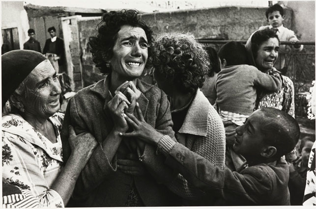 Don McCullin. Turkish woman mourning the death of her husband, Cyprus, 1964. 1964. Image courtesy Don McCullin and the filmmakers