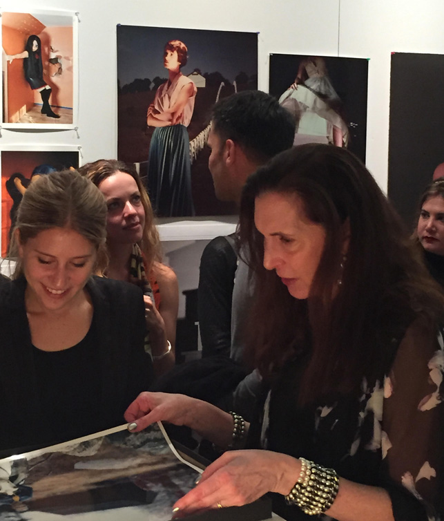 Laurie Simmons with members of the Junior Associates. Photo: Jessica Womack