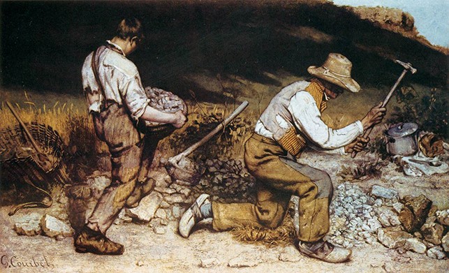 Gustave Courbet. The Stone Breakers. 1849 