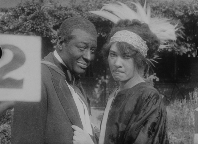 Production still from Lime Kiln Club Field Day. 1913/2014. Directed by Edwin Middleton, T. Hayes Hunter, Sam Corker Jr.