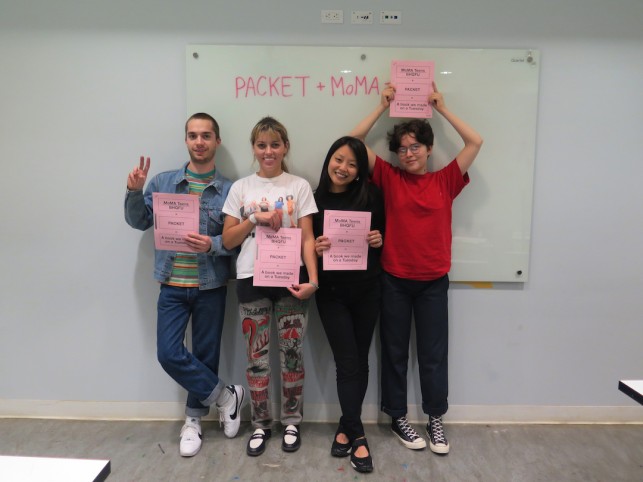 Packet Biweekly is an artist run publication created by Chris Nosenzo, Nicole Reber, and Christine Zhu with the generous help of their assistant, Daisy. 