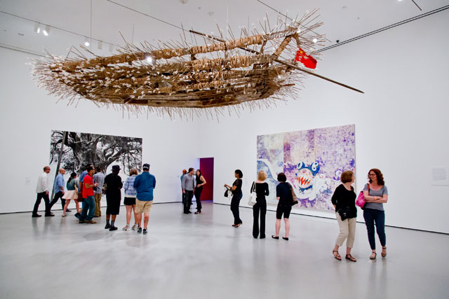 Installation view of Scenes for a New Heritage: Contemporary Works from the Collection, The Museum of Modern Art, March 8, 2015–April 11, 2016. Photo: Carly Gaebe. © The Museum of Modern Art, New York