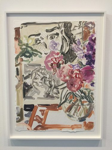 Elizabeth Peyton. Lichtenstein, Flowers, Parsifal. 2011. Monotype, 30 1/2 × 22 1/4" (77.5 × 56.5 cm). The Museum of Modern Art, New York. Gift of Martin and Rebecca Eisenberg, 2016
