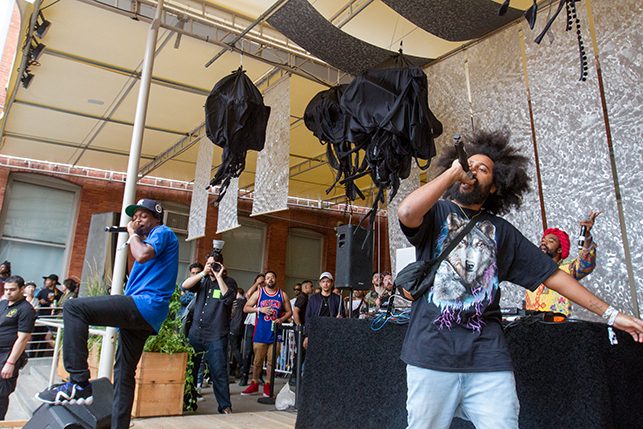 Remy Banks performs at MoMA PS1’s Warm Up on July 9, 2016. Image courtesy of MoMA PS1. Photo: Derek Schultz
