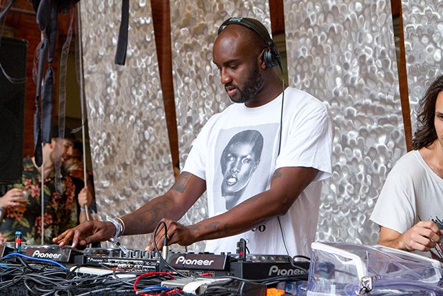 Virgil Abloh performs at MoMA PS1’s Warm Up on July 9, 2016. Image courtesy of MoMA PS1. Photo: Derek Schultz